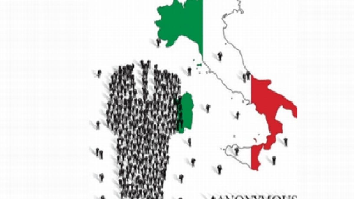 membrii anonymous italia vanati de fortele de ordine in intreaga peninsula