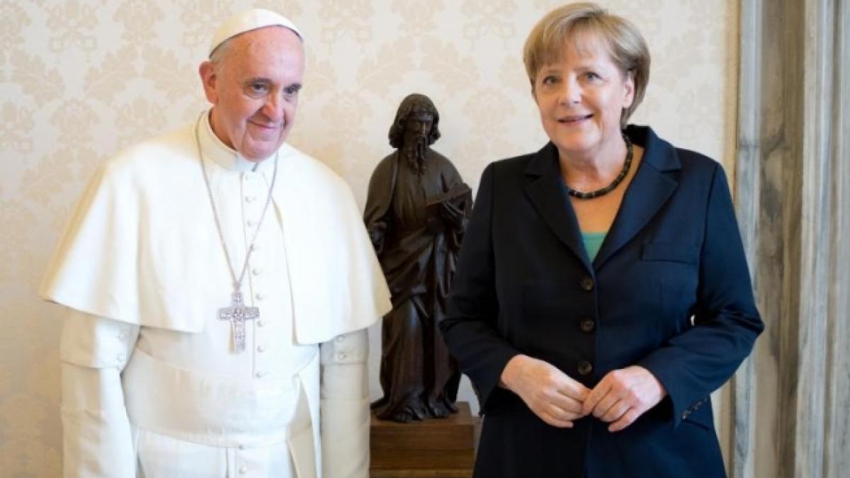 angela merkel a fost primita la vatican de catre papa francisc vezi aici ce teme au abordat