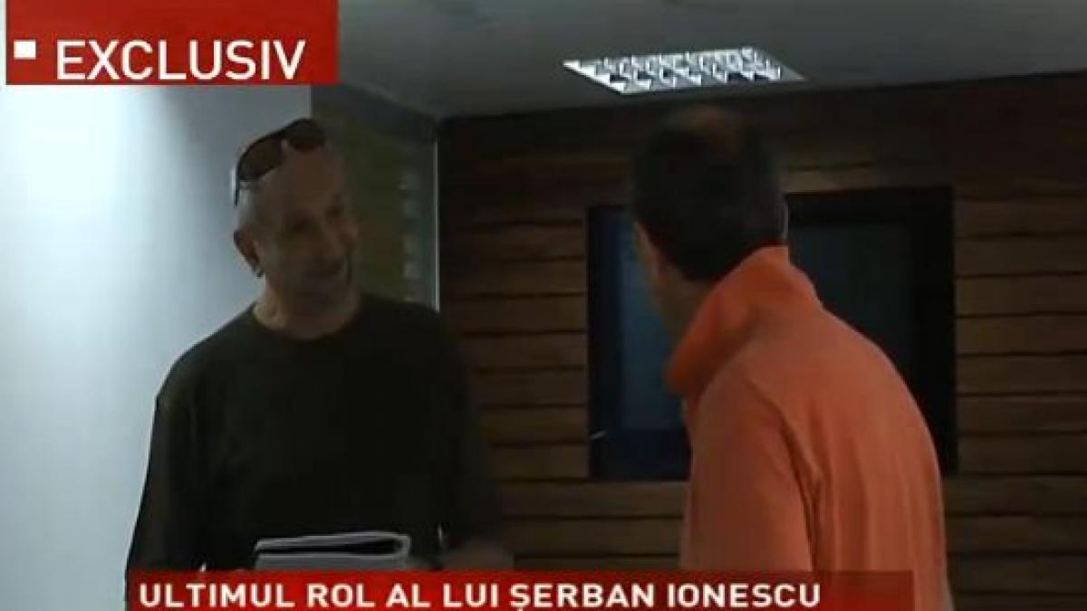 mai sunt 24 de ore pana la premiera ultimului film in care joaca serban ionescu