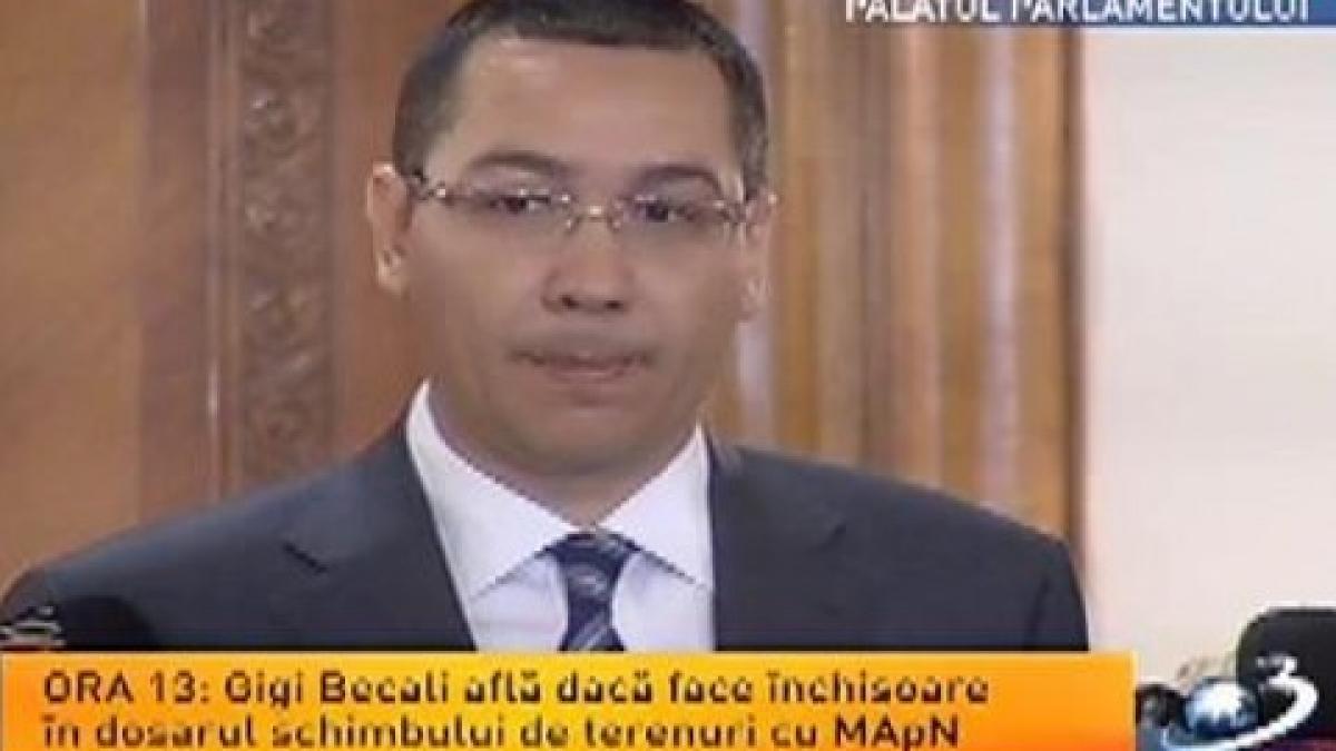 Ponta: I am not interested in what the PNL is doing with Sorin Roşca Stănescu. The PSD  is interested in having all the  guaranties  that the PNL keeps being solidary 