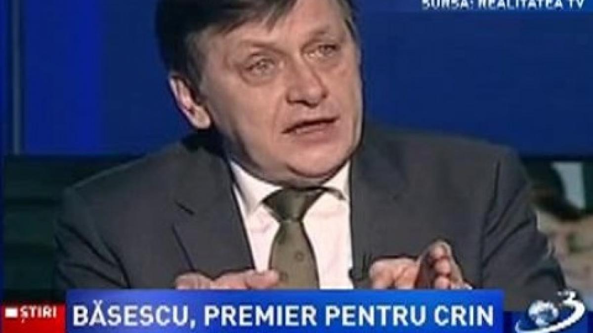 Crin Antonescu: I would have nothing against appointing Basescu Prime Minister, if I become president 
