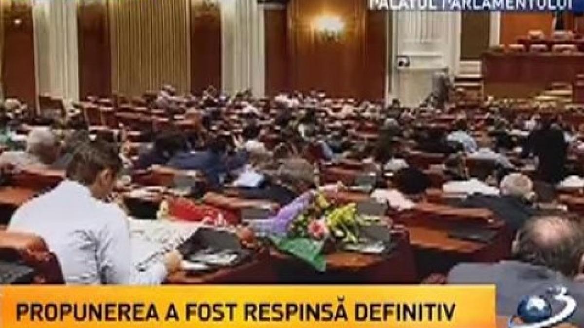 The deputies have rejected Traian Băsescu’s proposition for the Constitution’s amendment