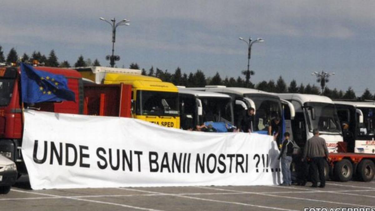 transportatorii rutieri au renuntat la protestul anuntat pentru joi