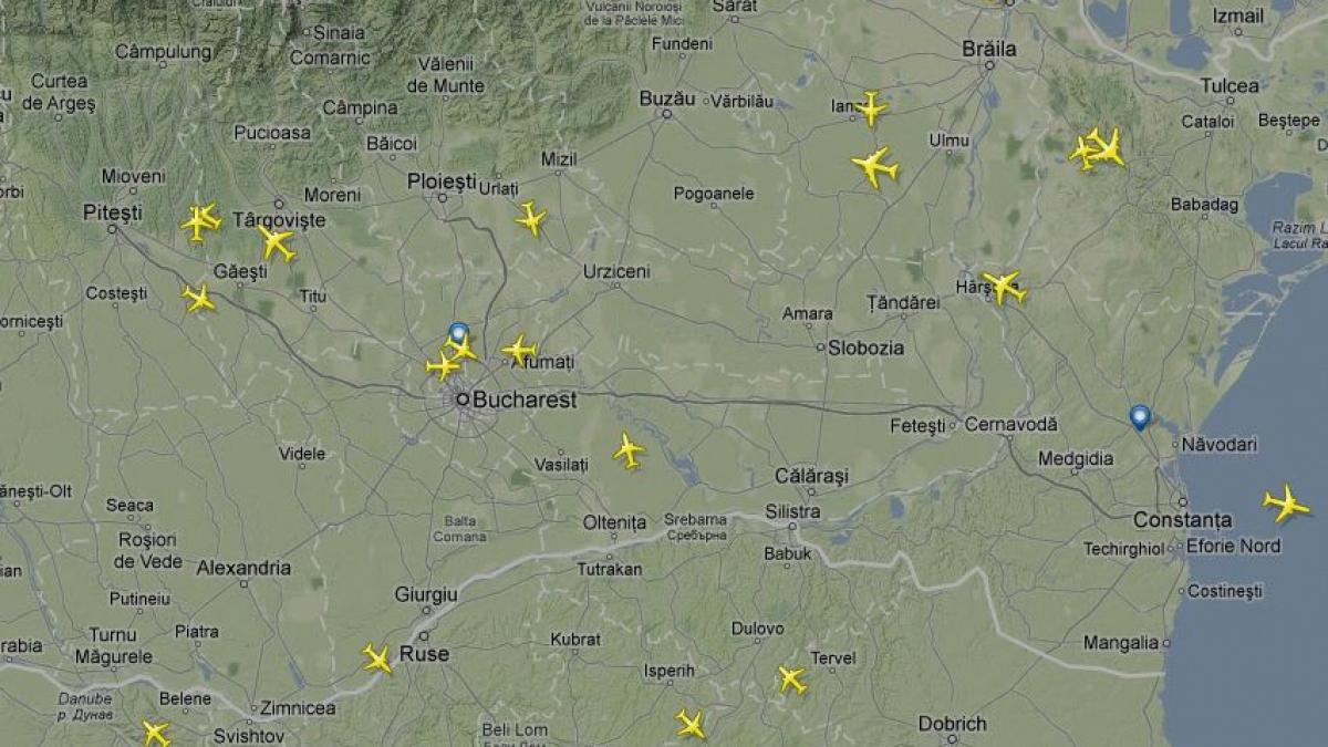 patru aeronave care ar fi trebuit sa aterizeze pe aeroportul otopeni redirectionate spre constanta