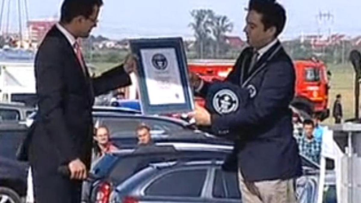 reprezentantul guinness world records a omologat oficial recordul mondial pentru cel mai mare