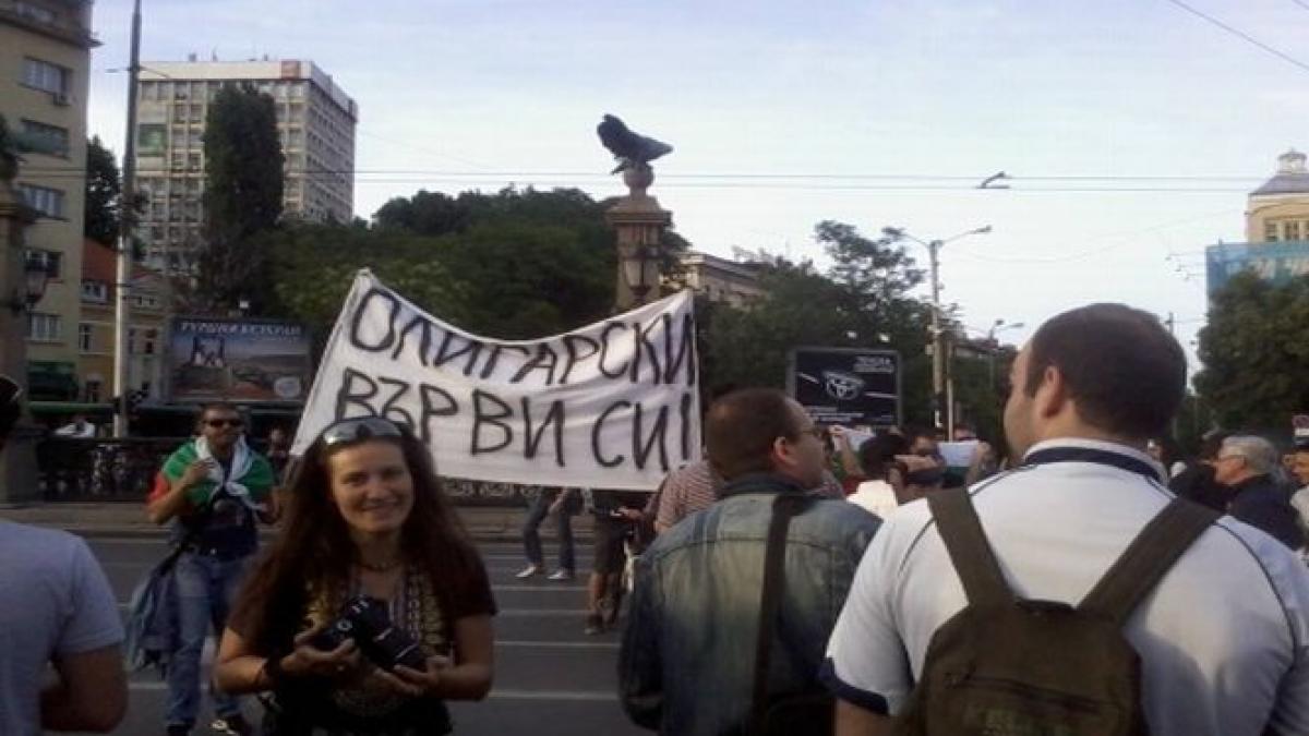 proteste de strada impotriva noului guvern de la sofia