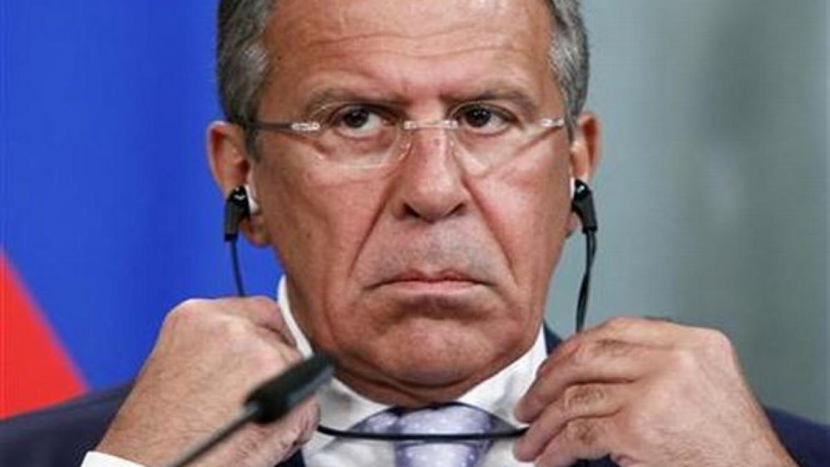 serghei lavrov critica anularea embargoului militar impus siriei