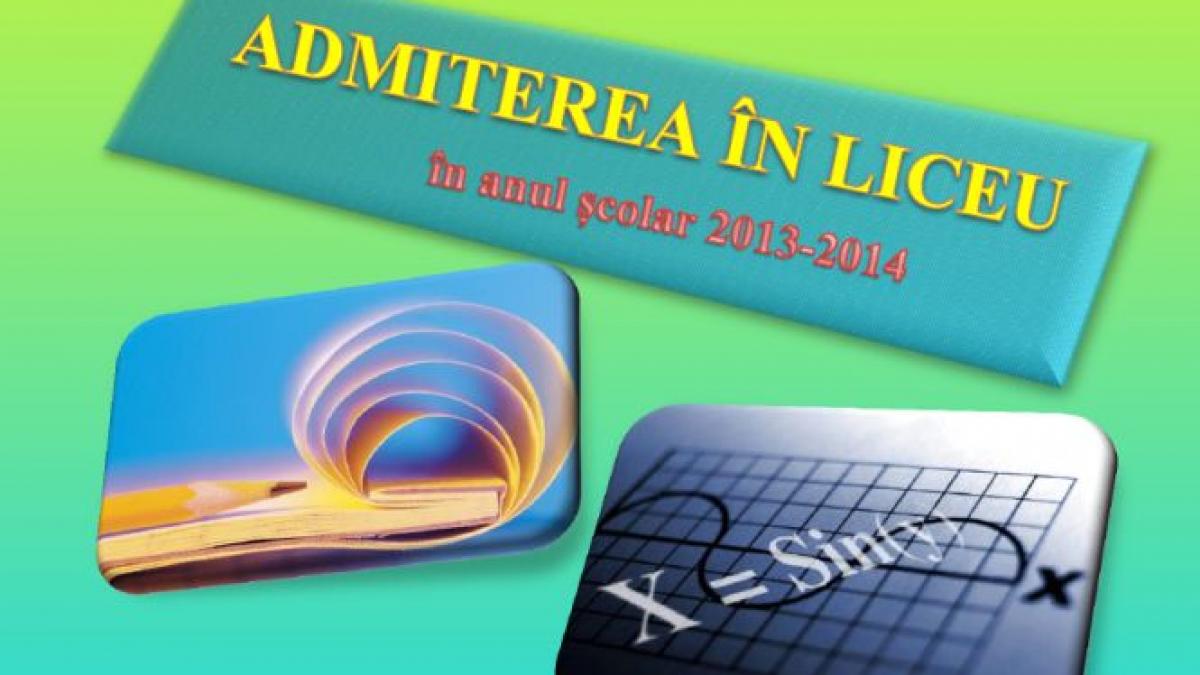 informatii oficiale cu privire la oferta liceelor din capitala descarca brosura admiterea in liceu