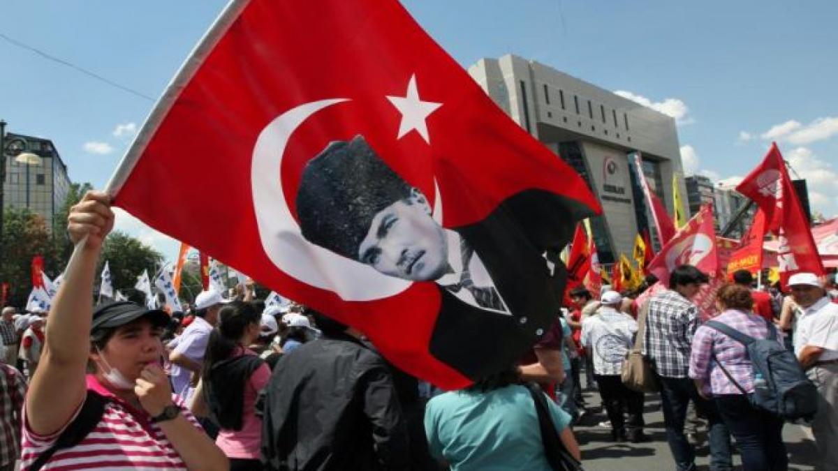 politia turca a intervenit din nou in forta pentru a dispersa o manifestatie din ankara