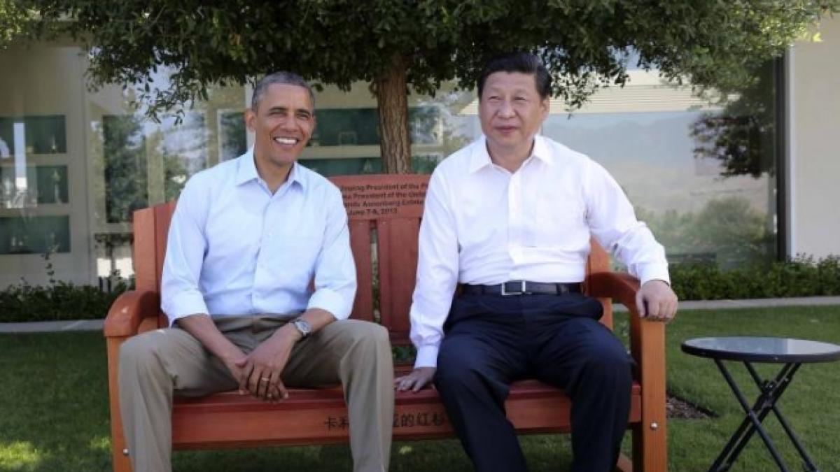 presedintele chinei a primit cadou de la barack obama o banca din lemn masiv