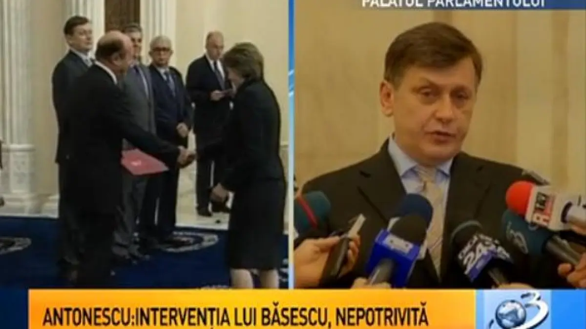 crin antonescu interventia lui traian basescu a fost nepotrivita