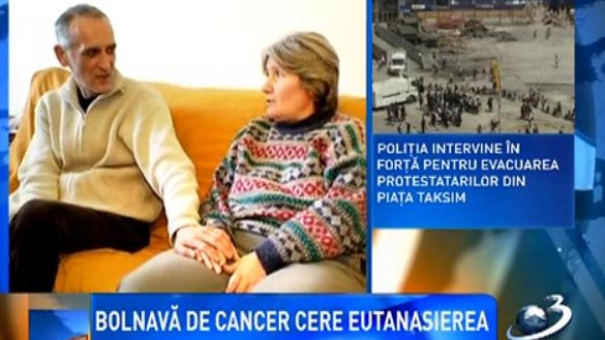 o femeie bolnava de cancer a cerut autoritatilor sa ii fie aprobata eutanasierea