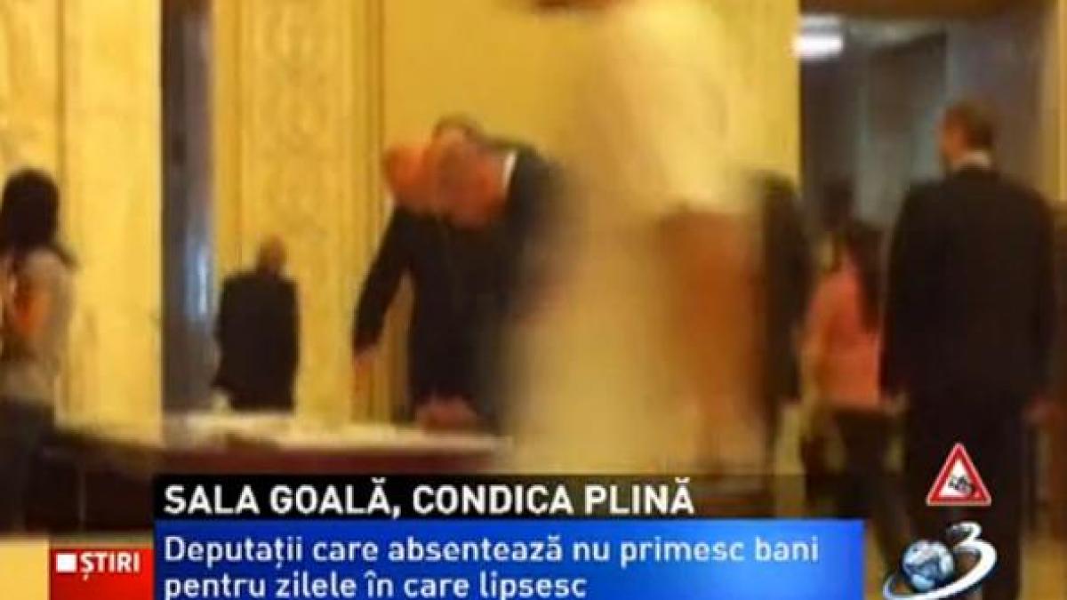 sala goala condica plina deputatii semneaza condica in numele colegilor absenti