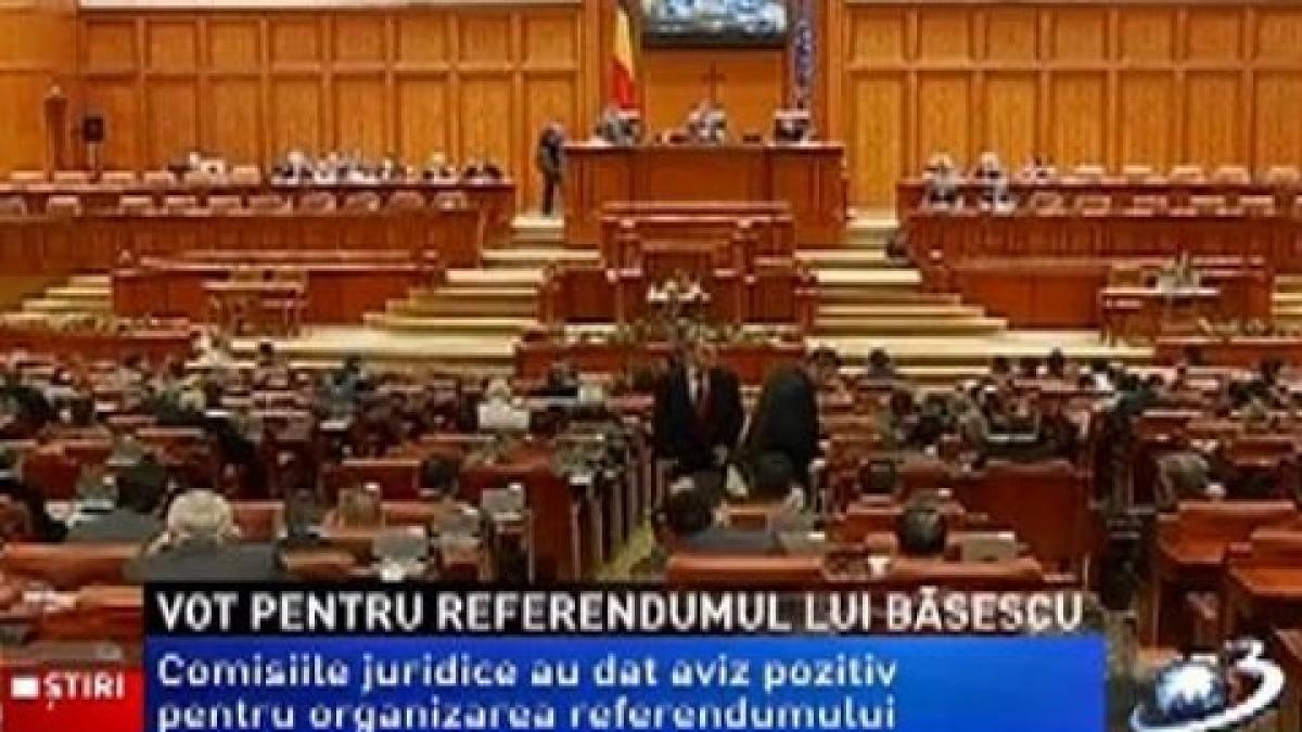The Romanian Parliament decides today on President Basescu’s referendum proposal regarding the unicameral parliament 