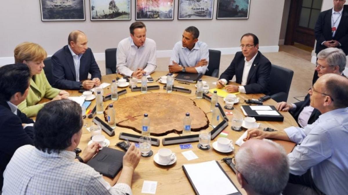 membrii summitului g8 au ajuns la o intelegere cu privire la siria ajungerea la un acord nu a fost