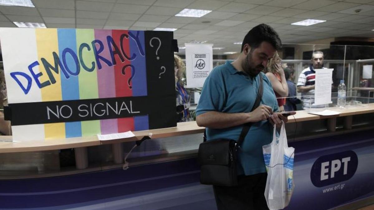 rice inchiderea televiziunii publice din grecia o decizie a guvernului nu a fmi