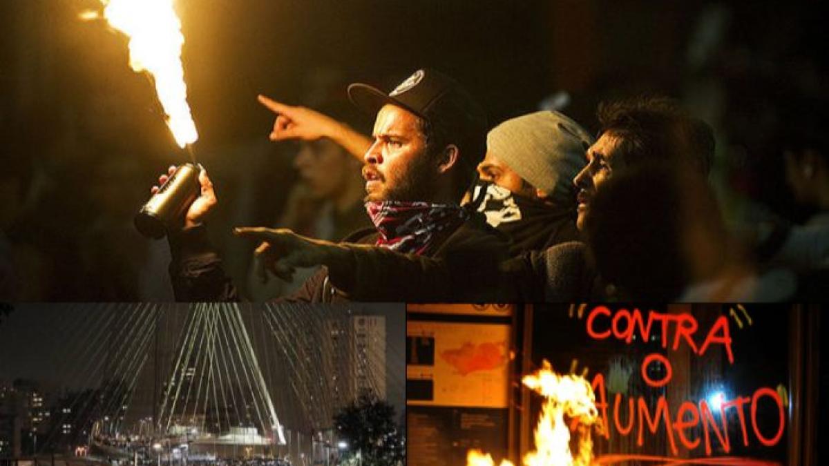 haos in brazilia sediul ministerului de externe a fost atacat de protestatari presedintele tarii a