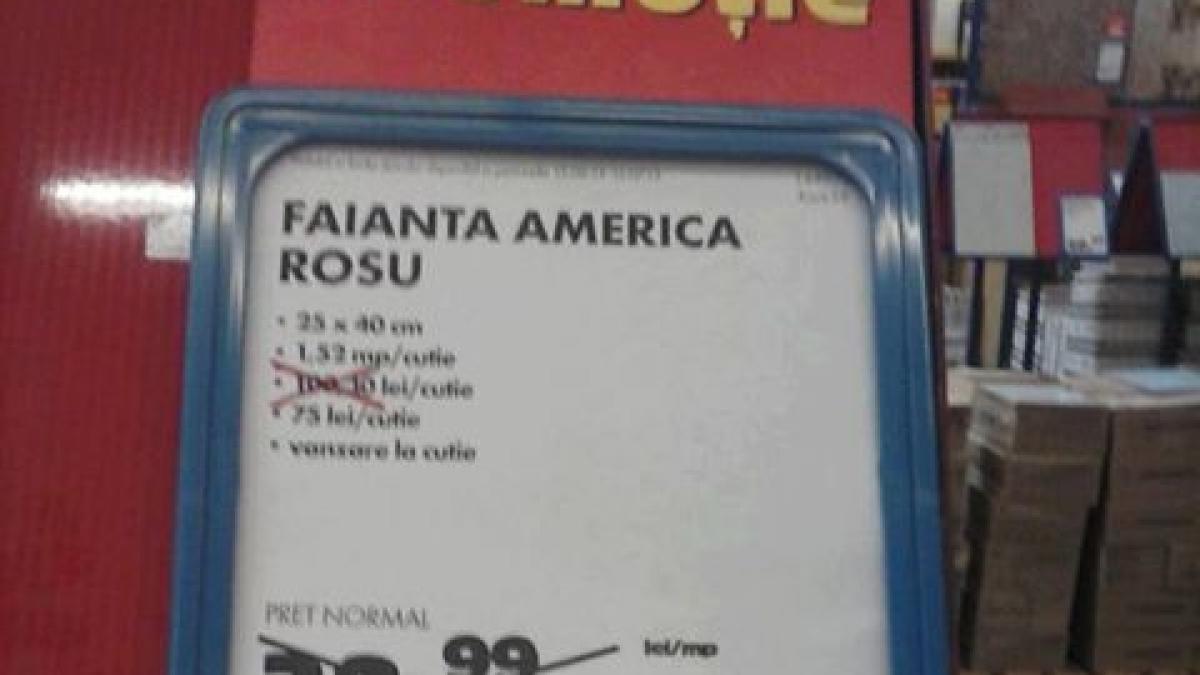 dedicatie pentru romanii amatori de promotii cum si a intampinat clientii un mare magazin din