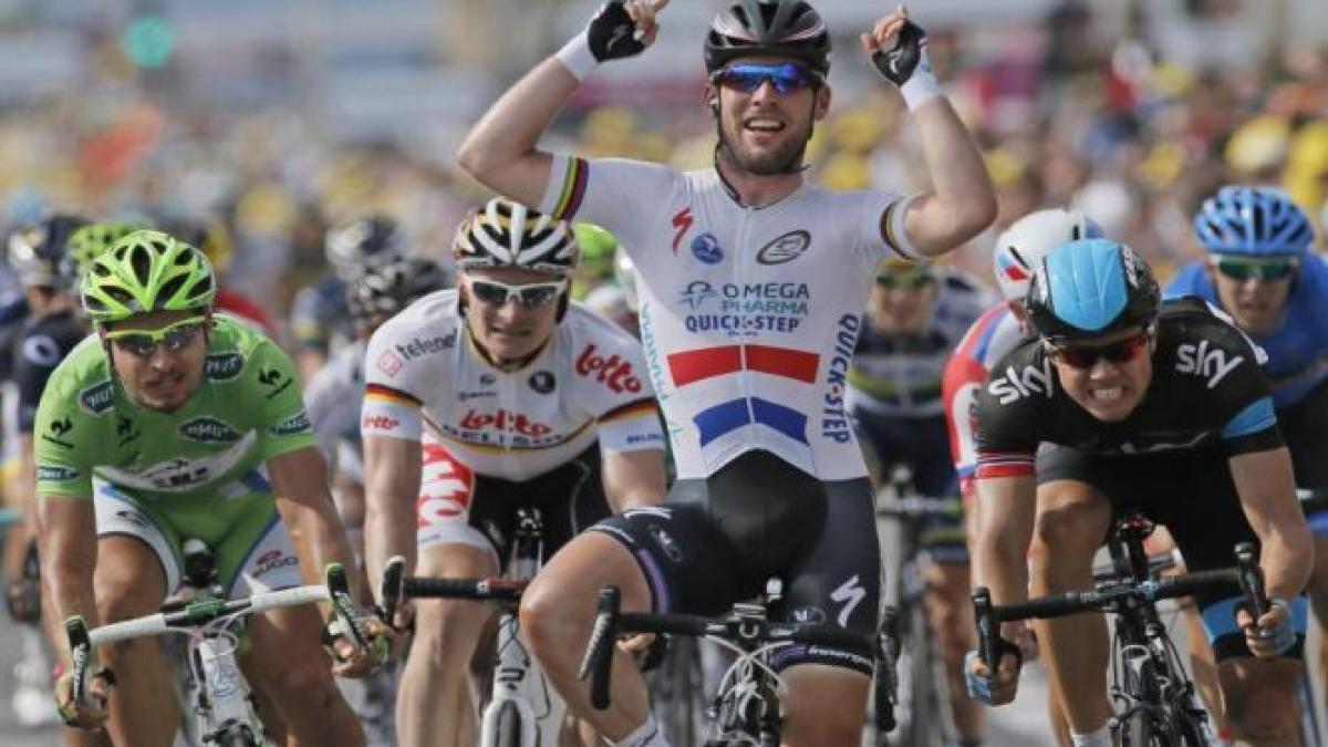 mark cavendish a castigat etapa a cincea din turul frantei simon gerrans ramane in galben