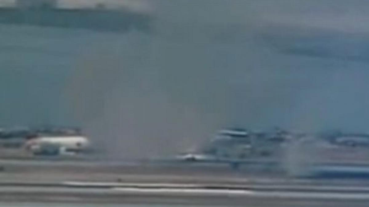 un avion a luat foc dupa o aterizare ratata pe aeroportul din san francisco autoritatile nu au