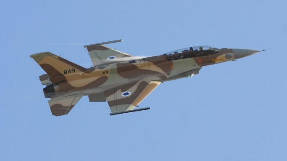 un avion de vanatoare israelian s a prabusit in marea mediterana