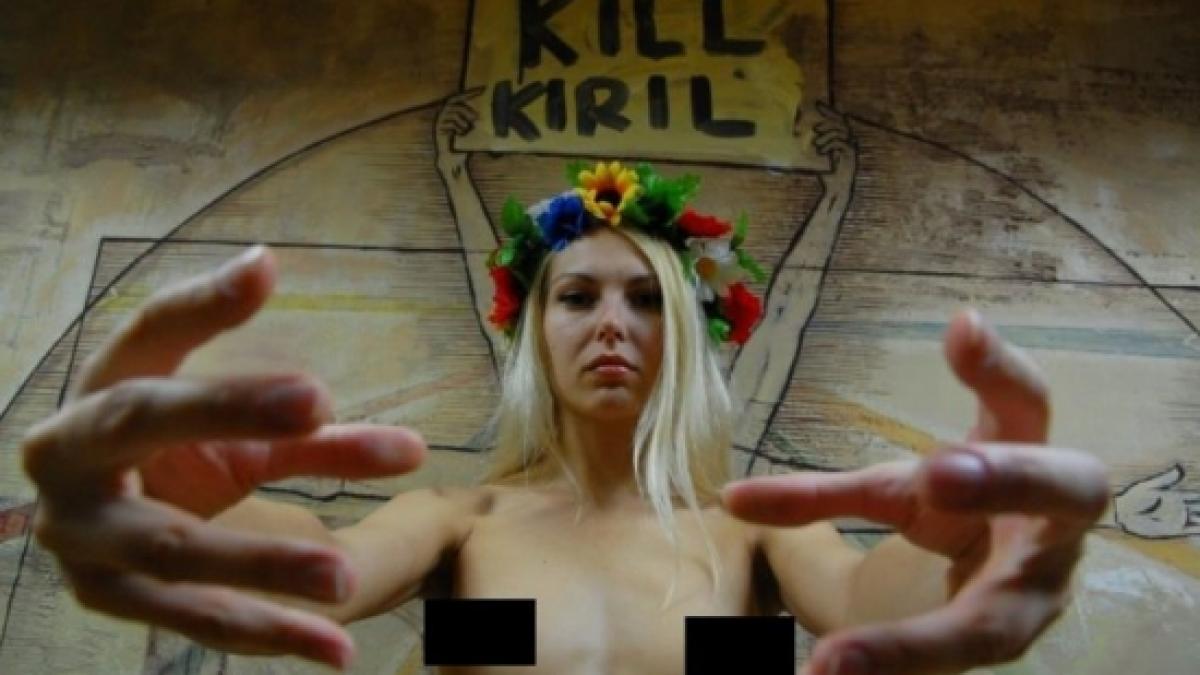 o activista ucraineana femen a primit azil in franta