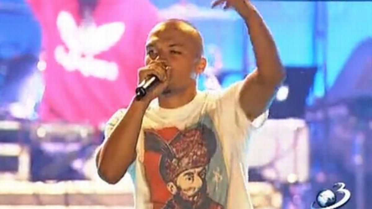 puya pe scena concertului antenei 3 de la craiova