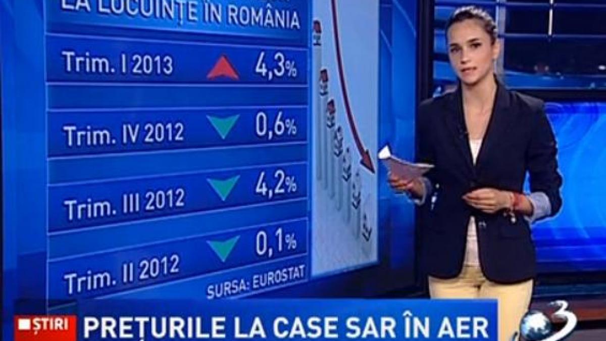 romania a avut cea mai mare crestere a preturilor la locuinte din ue in primul trimestru din 2013