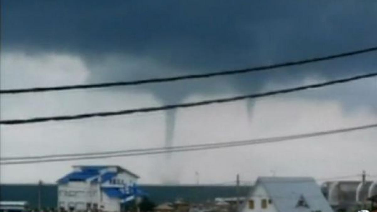 vremea extremelor tornada la vama veche meteorologii au emis o noua avertizare de vijelii pe litoral