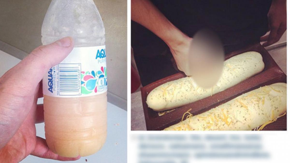 imaginea care a generat un scandal urias ce fac angajatii unui fast food cu mancarea clientilor