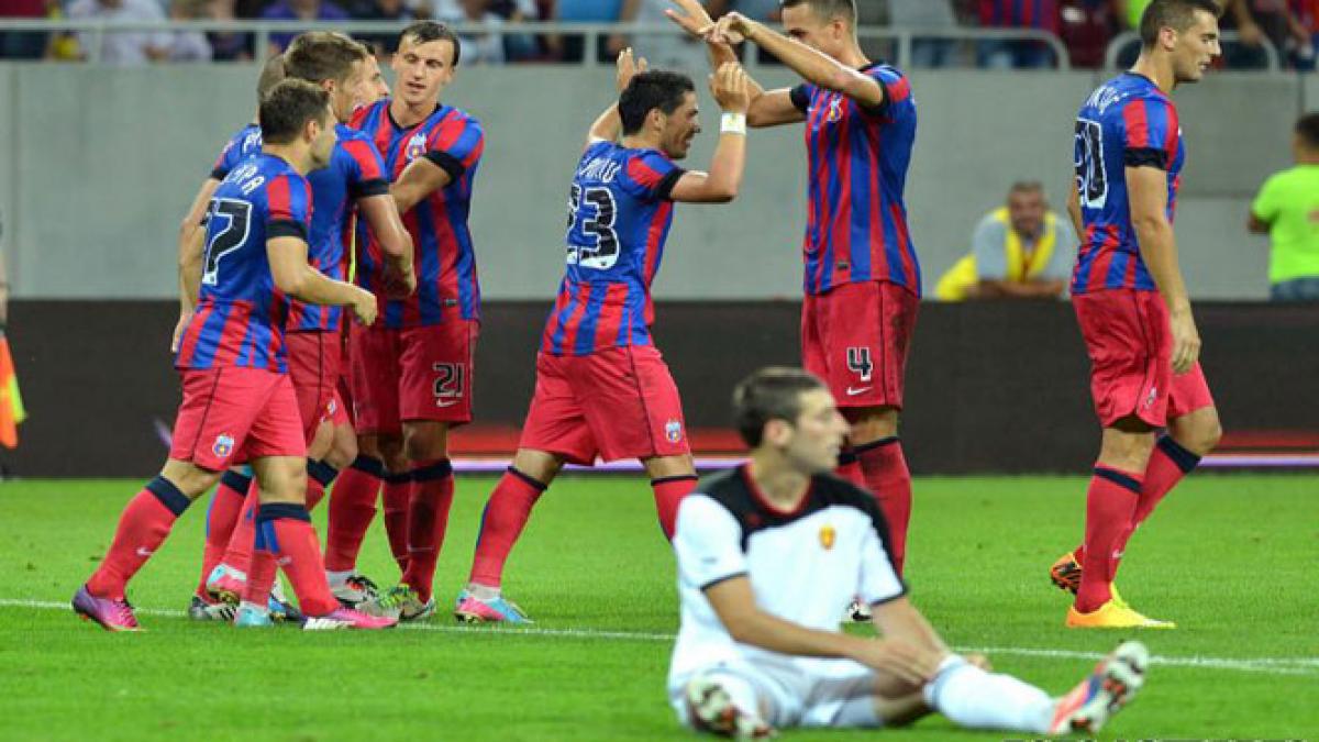 steaua a castigat si returul cu vardar skopje si s a calificat in turul trei preliminar al ligii