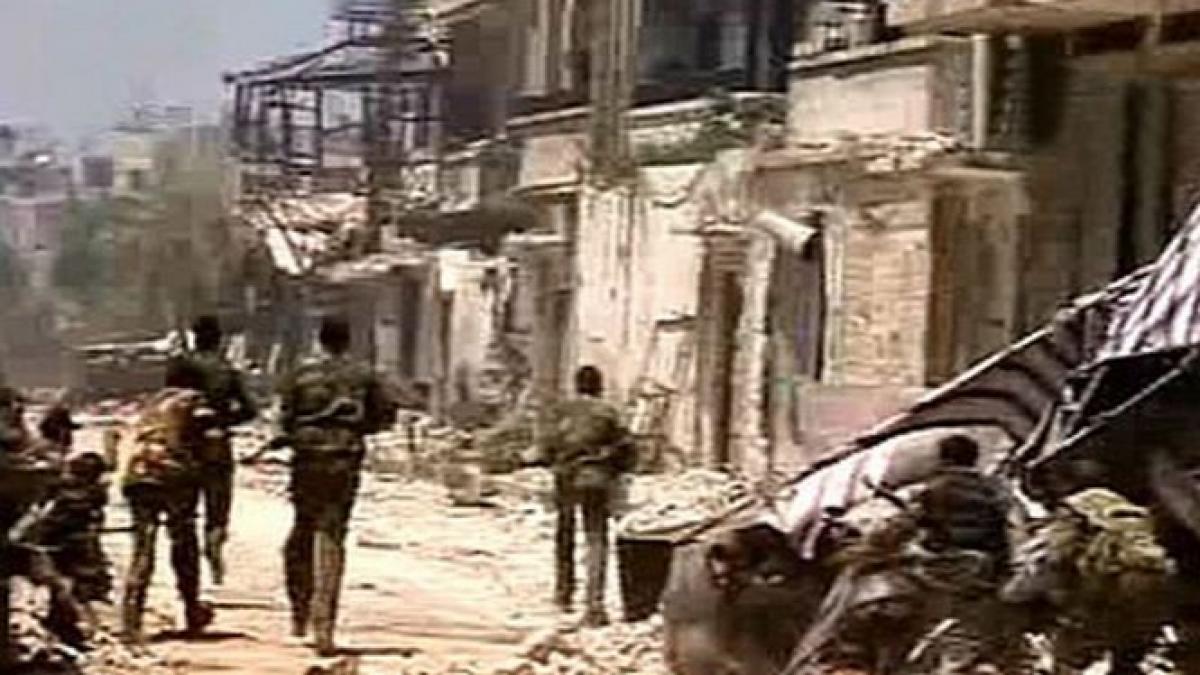 armata siriana a preluat controlul orasului homs