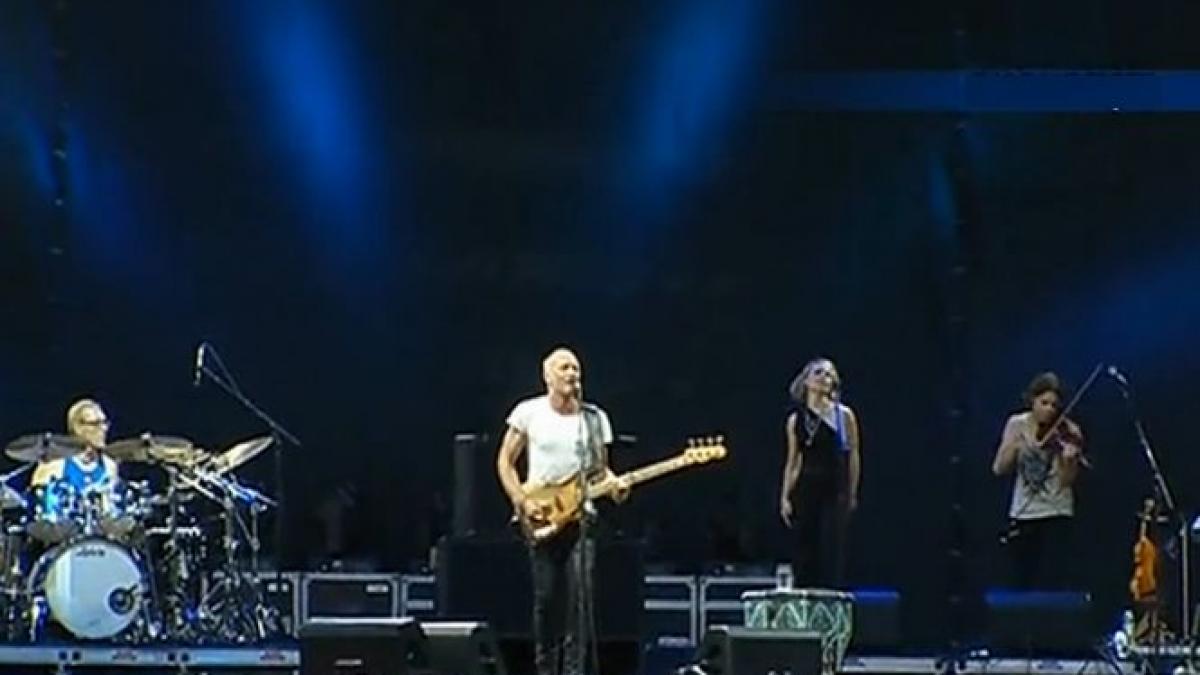 show incendiar in capitala sting si a impresionat din nou fanii din romania