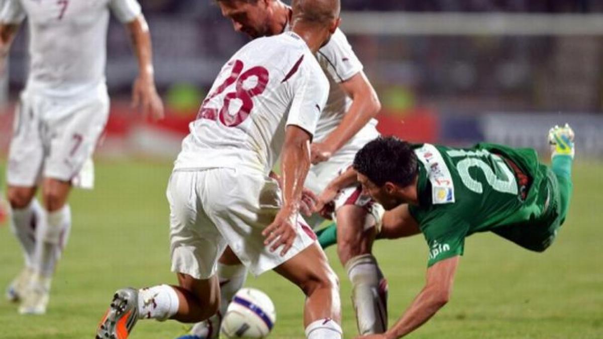 rapid eliminata din liga i echipa urma sa joace maine cu steaua
