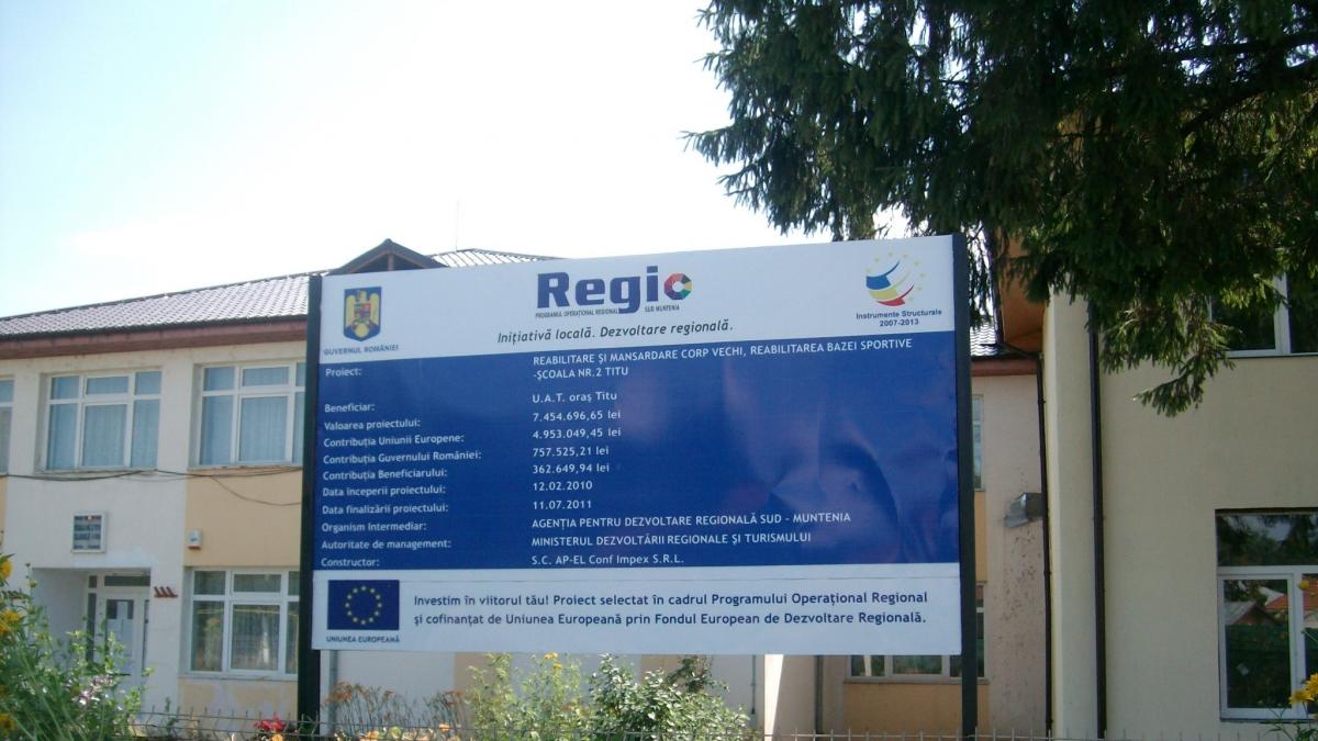p la titu regio sustine imbunatatirea accesului la educatie