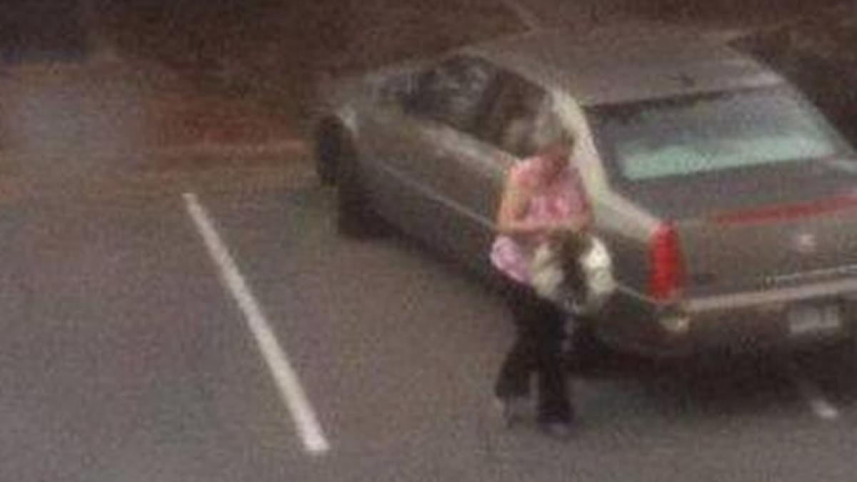 nimeni nu poate intelege ce a fost in capul ei imaginea pare desprinsa din filmele de comedie