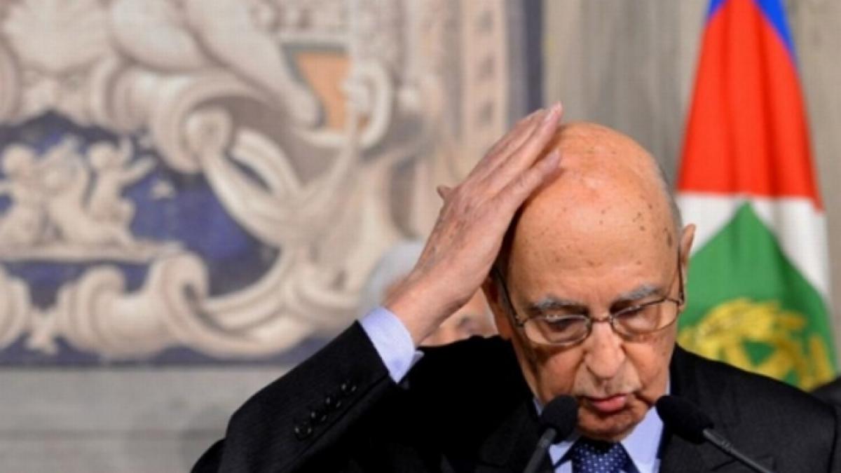 presedintele italiei o criza de guvern suprapusa peste criza economica ar fi fatala