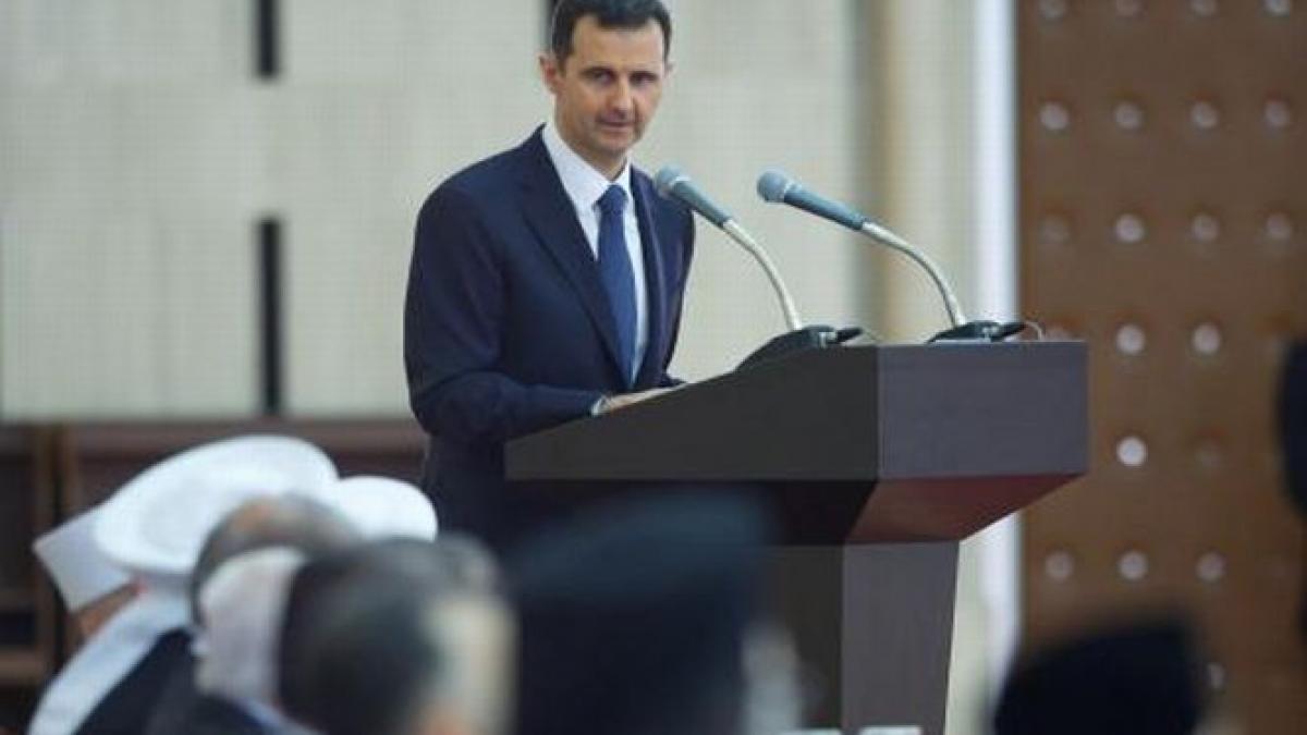 bashar al assad se declara hotarat sa elimine terorismul