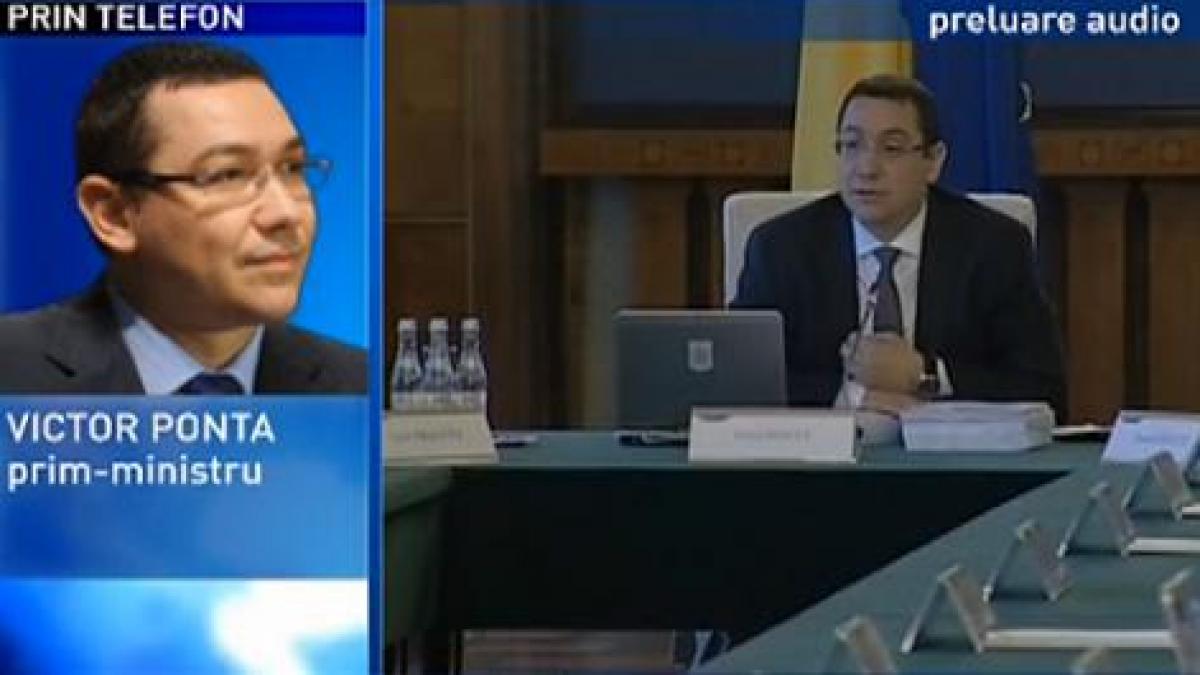 ponta nu vorbesc cu oameni neseriosi presedintele incearca sa ne saboteze