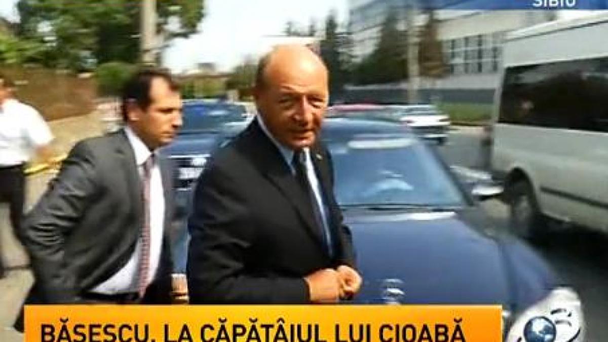 traian basescu a fost prezent la priveghiul lui florin cioaba