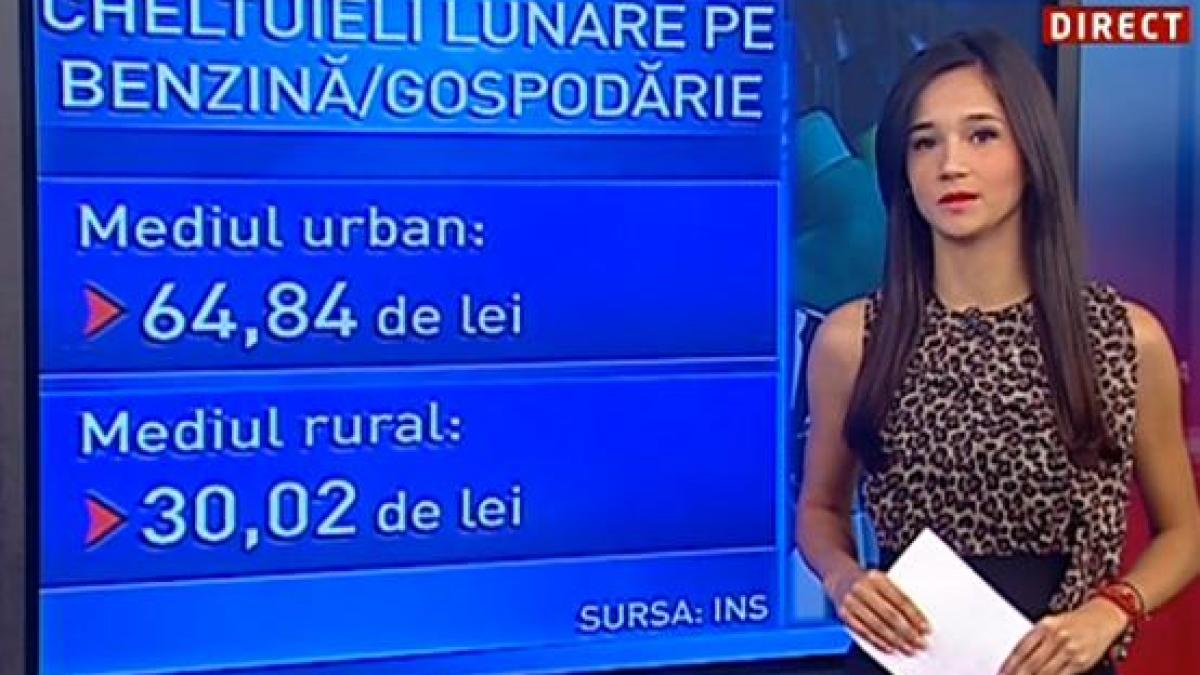 romanii cheltuie mai multi bani pe benzina decat pe carti si ziare