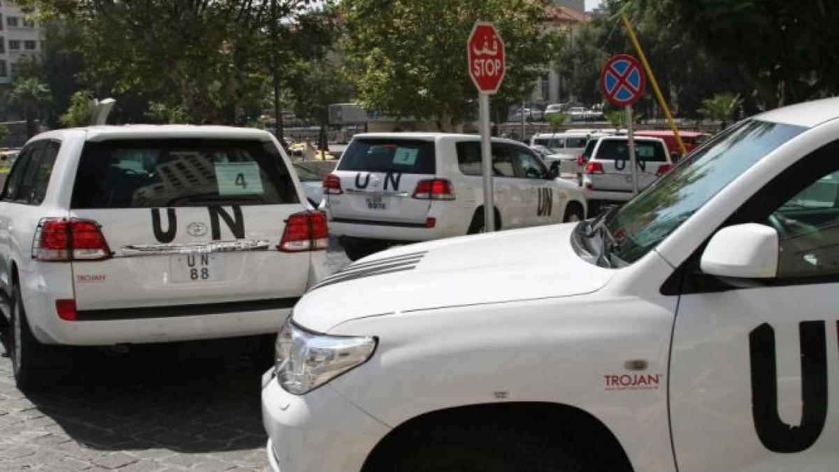 rebelii sirieni acuzati pentru atacul asupra expertilor onu