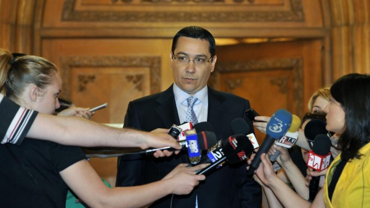 anuntul pe care premierul ponta l a facut in urma cu putin timp se va intampla peste 5 ani