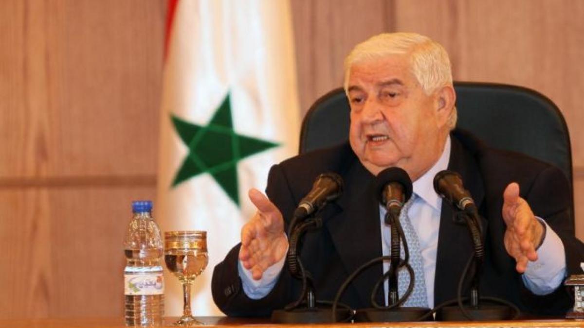 ministrul sirian de externe un atac impotriva siriei serveste intereselor israelului