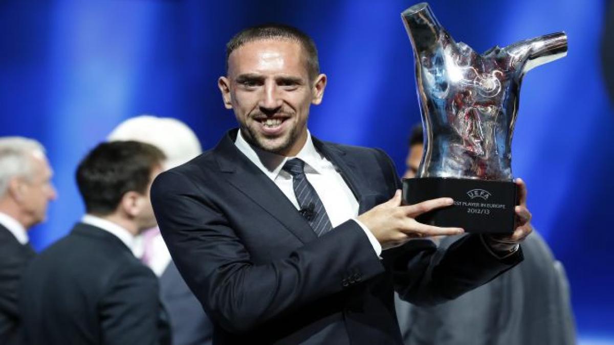 frank ribery desemnat cel mai bun jucator din europa in sezonul 2012 13 de catre uefa