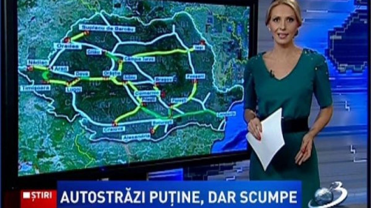 Romania’s highways map.  Ceuasecu planned  to built 3.200 km of highway. Reality check 40 years later: we have hardly reached 500 km 