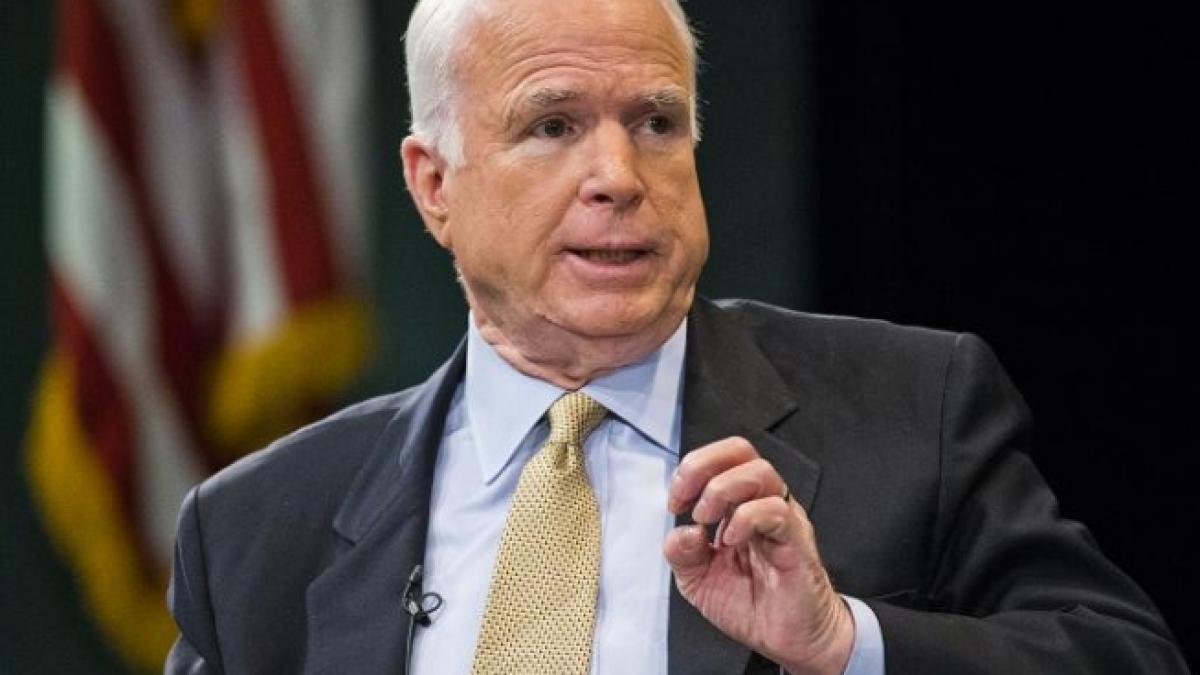 john mccain critica initiativa limitata a lui obama in siria cere un angajament militar mai ambitios