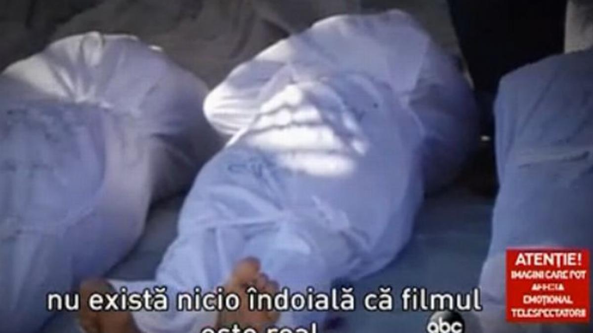 imagini socante cu victimele atacurilor cu arme chimice din siria prezentate la sinteza zilei