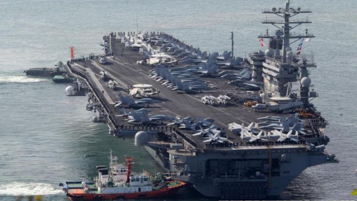 un portavion american se indreapta spre siria rusia a trimis o nava de supraveghere informatica