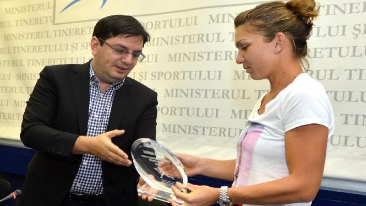 simona halep premiata de ministerul tineretului si sportului pentru performantele din acest an